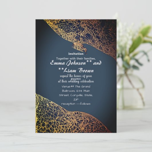 Uitnodigingen en briefpapier (Staand voorkant)