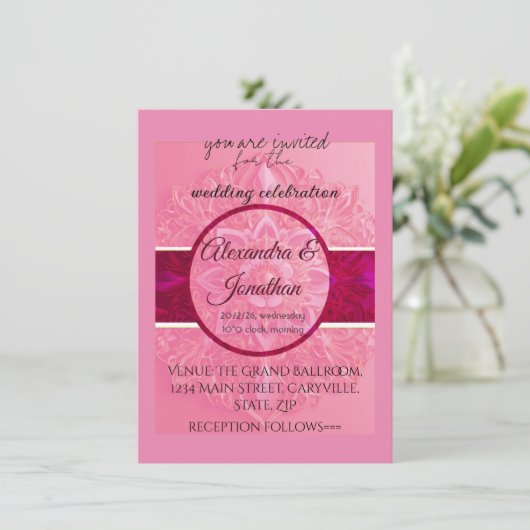 Uitnodigingen en briefpapier (Staand voorkant)