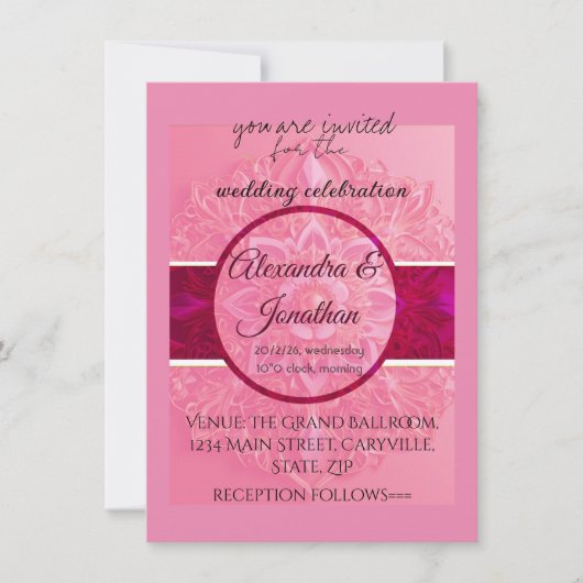 Uitnodigingen en briefpapier (Voorkant)