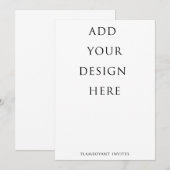 Uitnodigingen en kaarten van 5 x 7 inch (Voorkant / Achterkant)