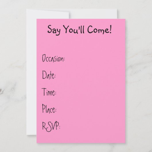 Uitnodigingen Engelse Bulldog Birthday of any occa (Achterkant)