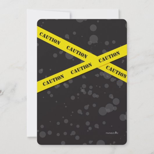 Uitnodigingen | Geboortedag | Mad Science (Achterkant)