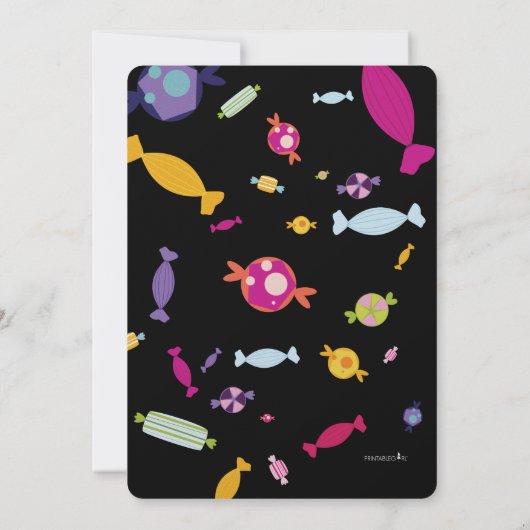 Uitnodigingen | Geboortedag | Monster Bash! (Achterkant)