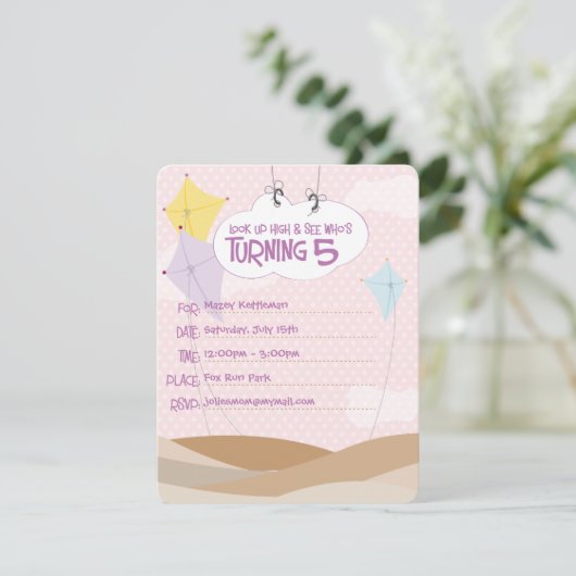 Uitnodigingen | Geboortedag | Zeesoorten (Staand voorkant)