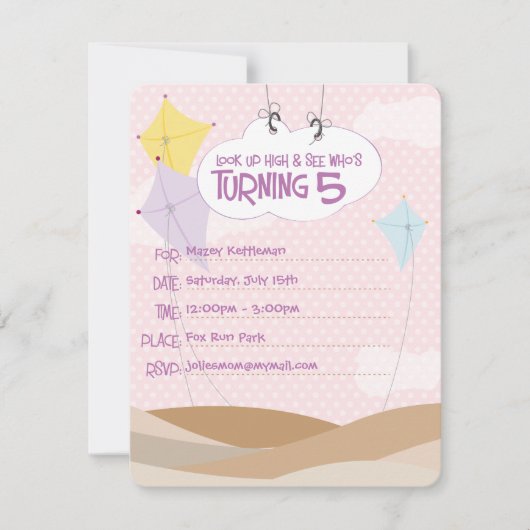 Uitnodigingen | Geboortedag | Zeesoorten (Voorkant)