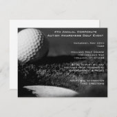 Uitnodigingen Golf Event Party (Voorkant / Achterkant)