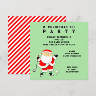 Uitnodigingen Golf Party