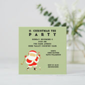 Uitnodigingen Golf Party (Staand voorkant)