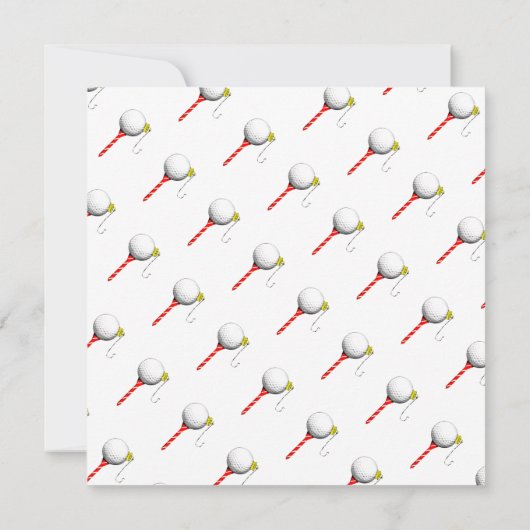 Uitnodigingen Golf Party (Achterkant)