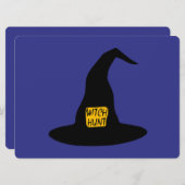 UITNODIGINGEN - HEKSENJACHT (Voorkant / Achterkant)