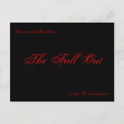 Uitnodigingen herfst (Voorkant)