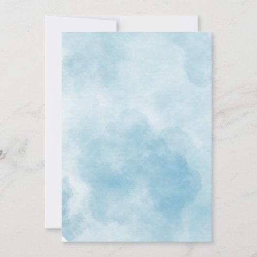 Uitnodigingen - Hoofd in de WOLKEN (Voorkant)