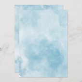 Uitnodigingen - Hoofd in de WOLKEN (Voorkant / Achterkant)