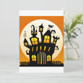 Uitnodigingen in het kader van het haunted House a (Staand voorkant)