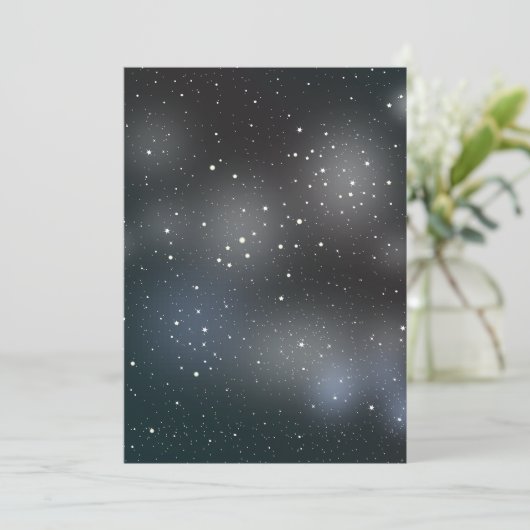 Uitnodigingen in het nachtluchtruim (Staand voorkant)