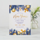 Uitnodigingen in het nieuwjaar (Staand voorkant)