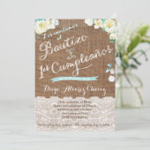 Uitnodigingen in het Spaans voor babyjongen Christ (Staand voorkant)