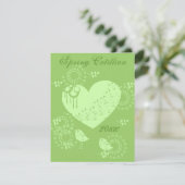 Uitnodigingen in het voorjaar van Cotillion (Staand voorkant)