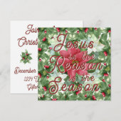 Uitnodigingen - Jezus is de reden (Voorkant / Achterkant)