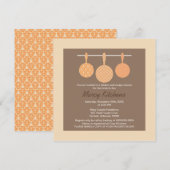 Uitnodigingen kookthema bruidsfeest Receptthema (Voorkant / Achterkant)