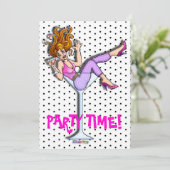 Uitnodigingen - Meisje in Martini, Lil' Red (Staand voorkant)