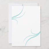 Uitnodigingen met Blauwe Kleuruitbarsting Draak (Achterkant)