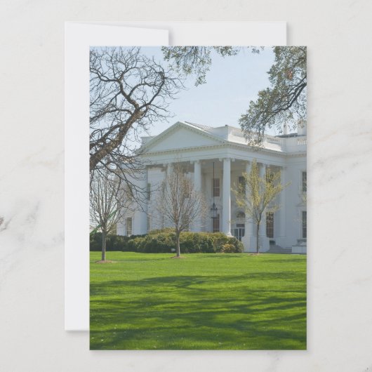 Uitnodigingen met het Witte Huis (Voorkant)