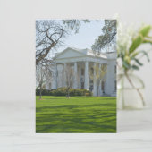Uitnodigingen met het Witte Huis (Staand voorkant)