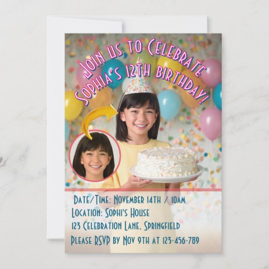 Uitnodigingen met jou of een geliefde (Voorkant)