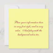 Uitnodigingen met Monarchvlinders (Achterkant)