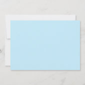 Uitnodigingen na de bruiloftsreceptie - strand jut (Achterkant)