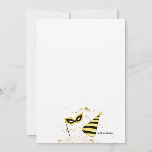 Uitnodigingen nieuwjaarsfeest (Achterkant)