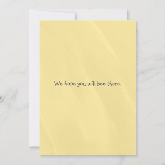 Uitnodigingen om baby's te douchen (Achterkant)