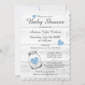 Uitnodigingen om te douchen naar een bijtende hout (Voorkant)