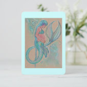 Uitnodigingen om te douchen tijdens zwangerschap d (Staand voorkant)