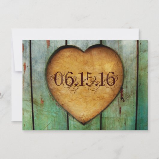 Uitnodigingen om te weduwen door roestvrij landsch (Achterkant)