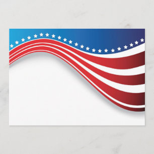 Uitnodigingen onder Amerikaanse vlag