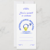 Uitnodigingen op de dag van mannen (Voorkant)