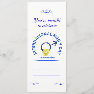 Uitnodigingen op de dag van mannen