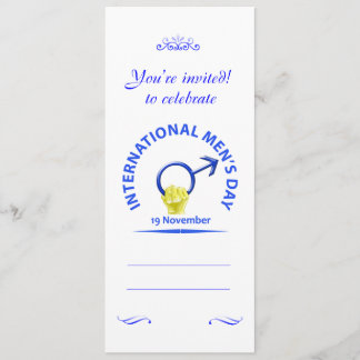 Uitnodigingen op de dag van mannen