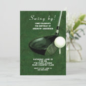 Uitnodigingen op het verjaardagsfeest (Staand voorkant)