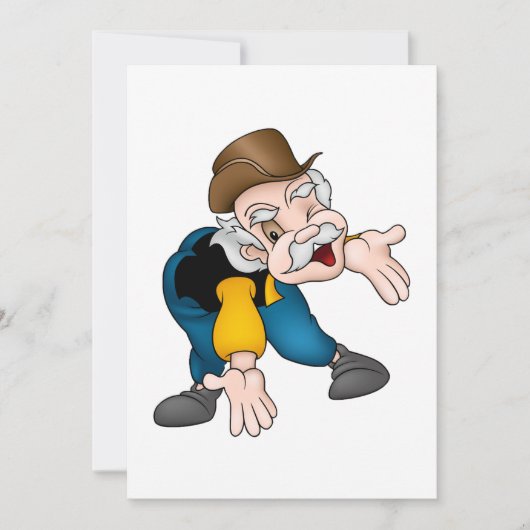 Uitnodigingen opa (Voorkant)