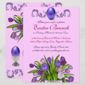 Uitnodigingen Pasen Brunch (Voorkant / Achterkant)