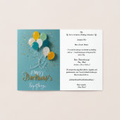 Uitnodigingen Professionele Folie Kaart (Binnen)