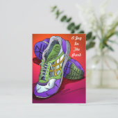 Uitnodigingen rood-oranje om te stimuleren (Staand voorkant)