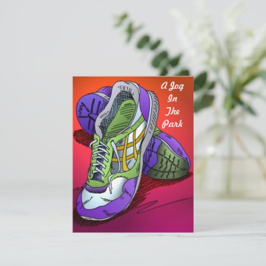 Uitnodigingen rood-oranje om te stimuleren (Staand voorkant)