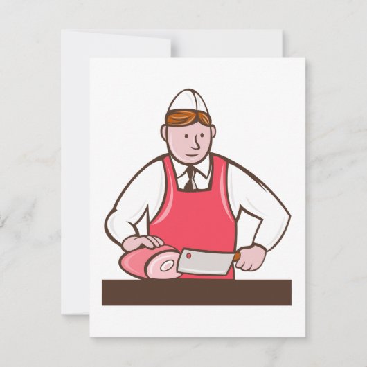 Uitnodigingen slager (Voorkant)