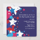 Uitnodigingen | Sparks vliegt op 4 juli (Voorkant)