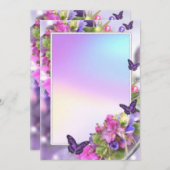 Uitnodigingen Stationery Aankondigingen Verjaardag (Voorkant / Achterkant)