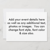 Uitnodigingen - Teenslippers Pop Art (Achterkant)